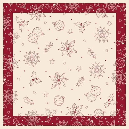 Mank Airlaid Tischdecke Milan, 20 Stück, 80 x 80 cm, hochwertige...