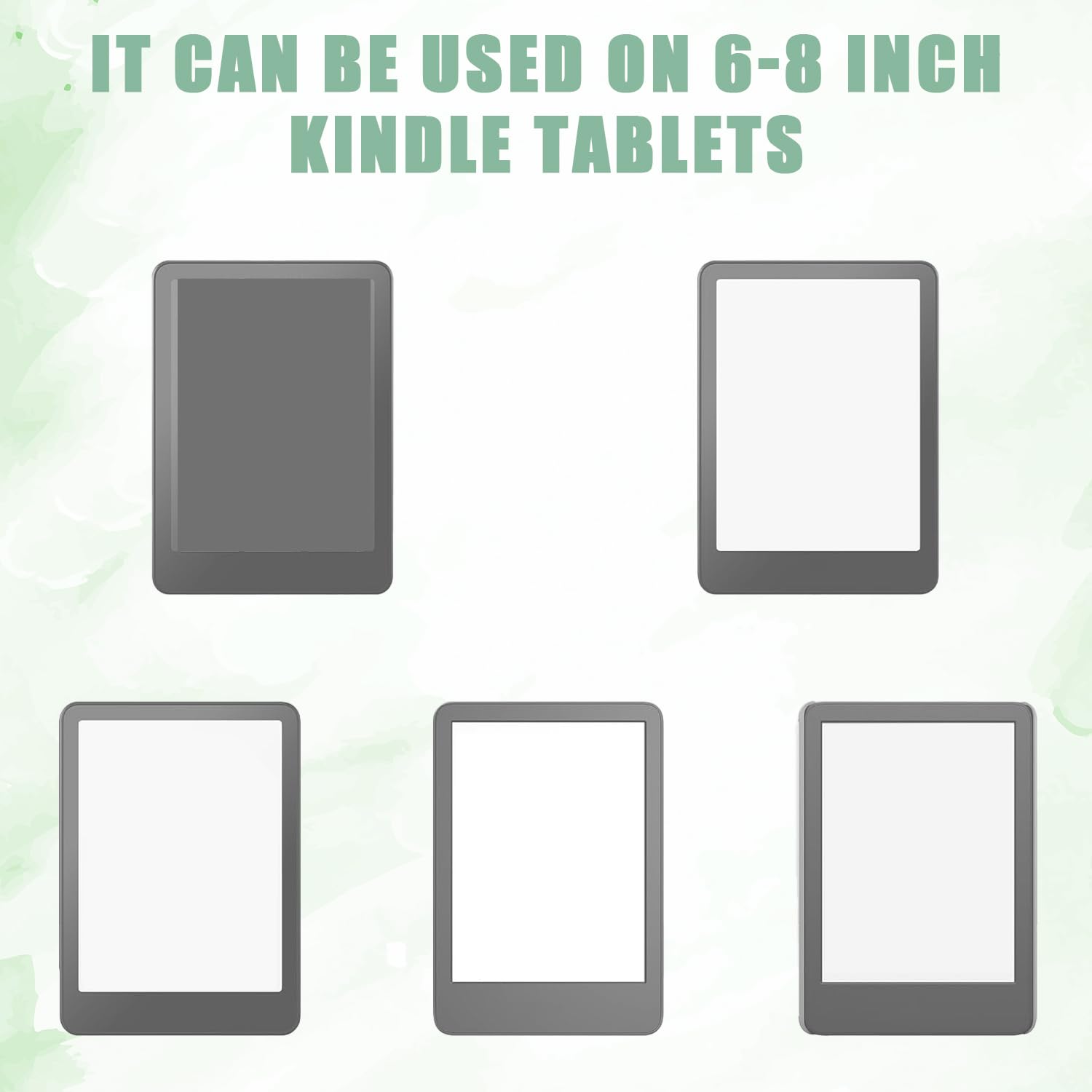 Lyreh 3 Pezzi Supporto da Polso per Kindle, Comodo Cintura di Lettura Estensibile per Tablet 10,16-20,32 cm (Nero, Rosso, Verde)