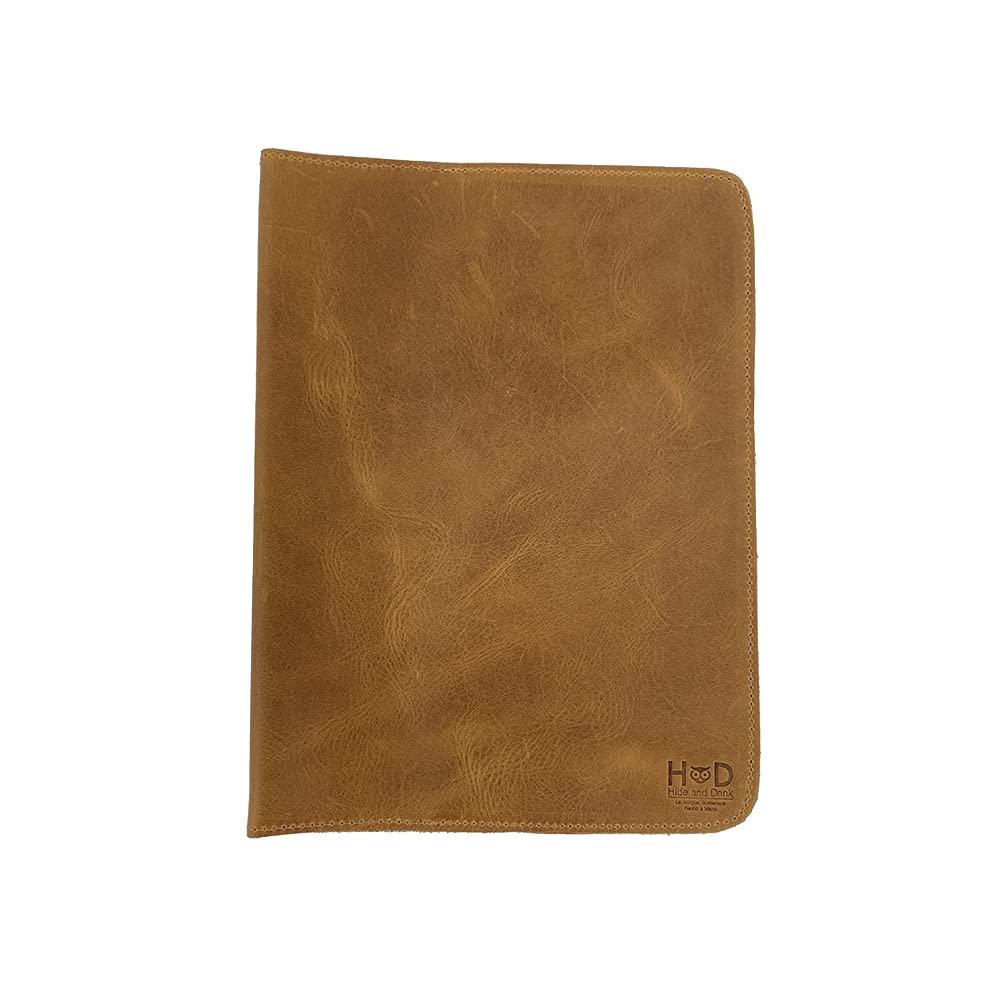 Hide &amp; Drink, Journal Cover Compatible with Moleskine XL (7.5 x 9.75 in) with Strap, Refillable Case, Personal Planner, Full Grain Leather, Handmade Office &amp; Work Essentials, Single Malt Mahogany