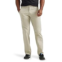 Lee Extreme Motion Flat Front Regular Straight Pant Pantaloni Dritti