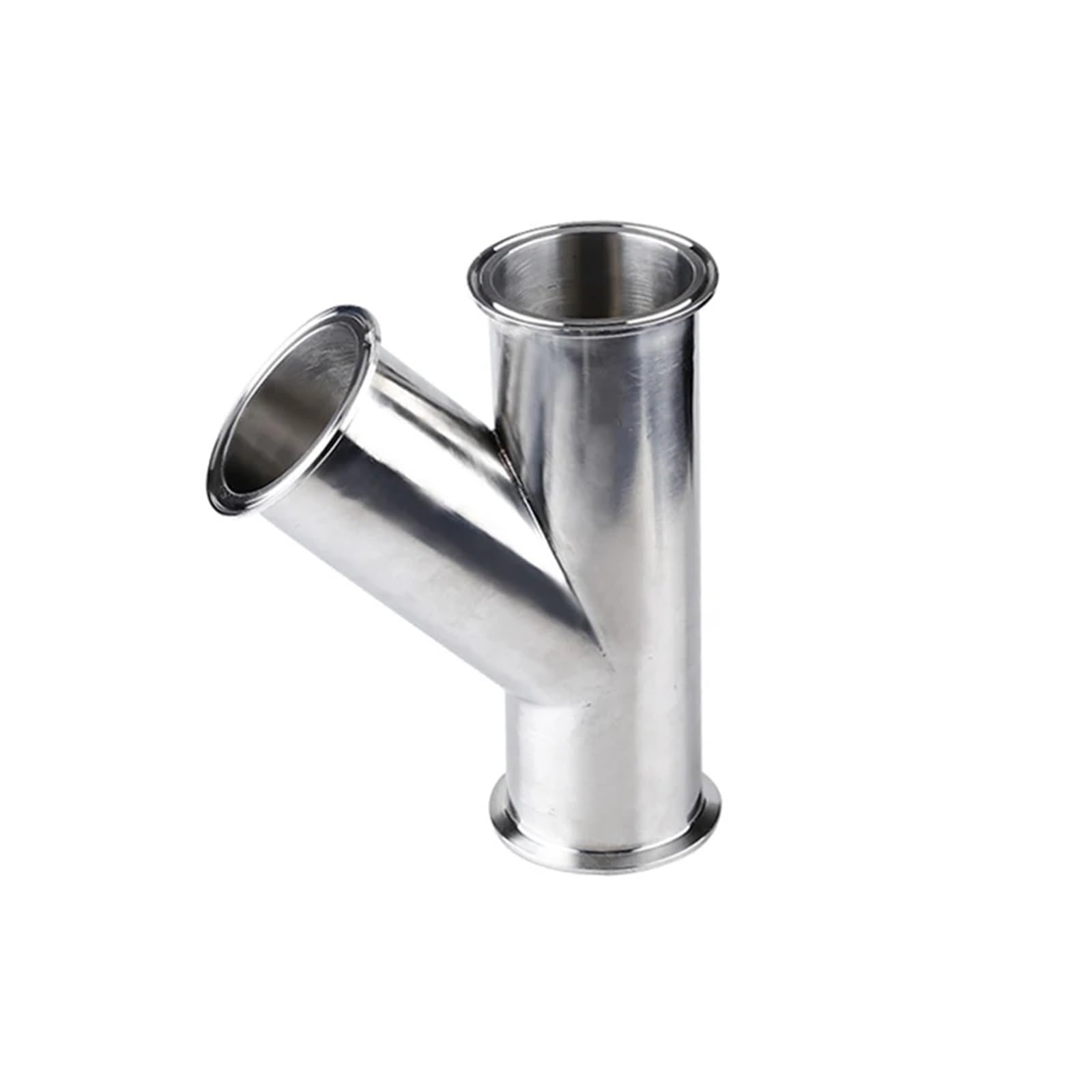 19mm 25mm 32mm 38mm 45mm 51mm 57mm 63mm 76mm 89mm 102mm 304 Stainless Steel Ferrule Y Type Pipe Fitting For (51mm(Ferrule 64mm))