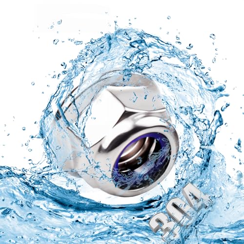 Mbsomnus 60 Stück Flanschmuttern M6 Mutter DIN6926 Sechskantmuttern mit Sperrverzahnung Selbstsichernd Sechskant Muttern Edelstahl A2 V2A Regelgewinde Stopmuttern Flansch Klemmmutter Sicherungsmuttern