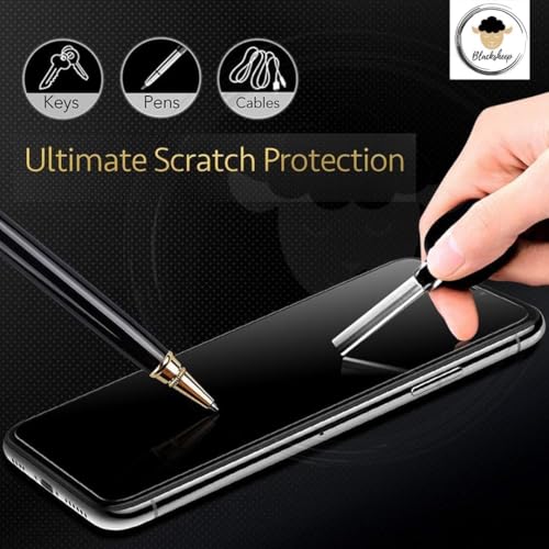 Image of BLACKSHEEP Military-Grade Full Glue Tempered Glass Screen Protector for Oppo Reno 15 5G Edge-To-Edge Protector Full Screen Coverage With Easy Installation Kit, Black (Pack of 1) (Oppo Reno 15 5G)