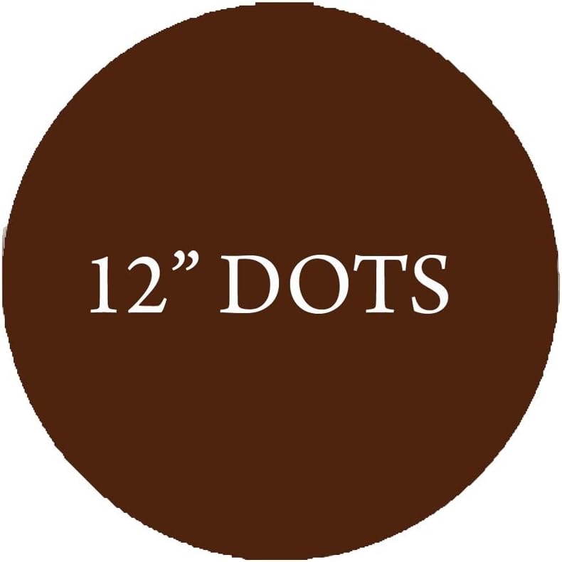Polka Dots Large Circles Big 12 Pack of (10) Peel & Stick Decal Dots Colors Choice Kids
