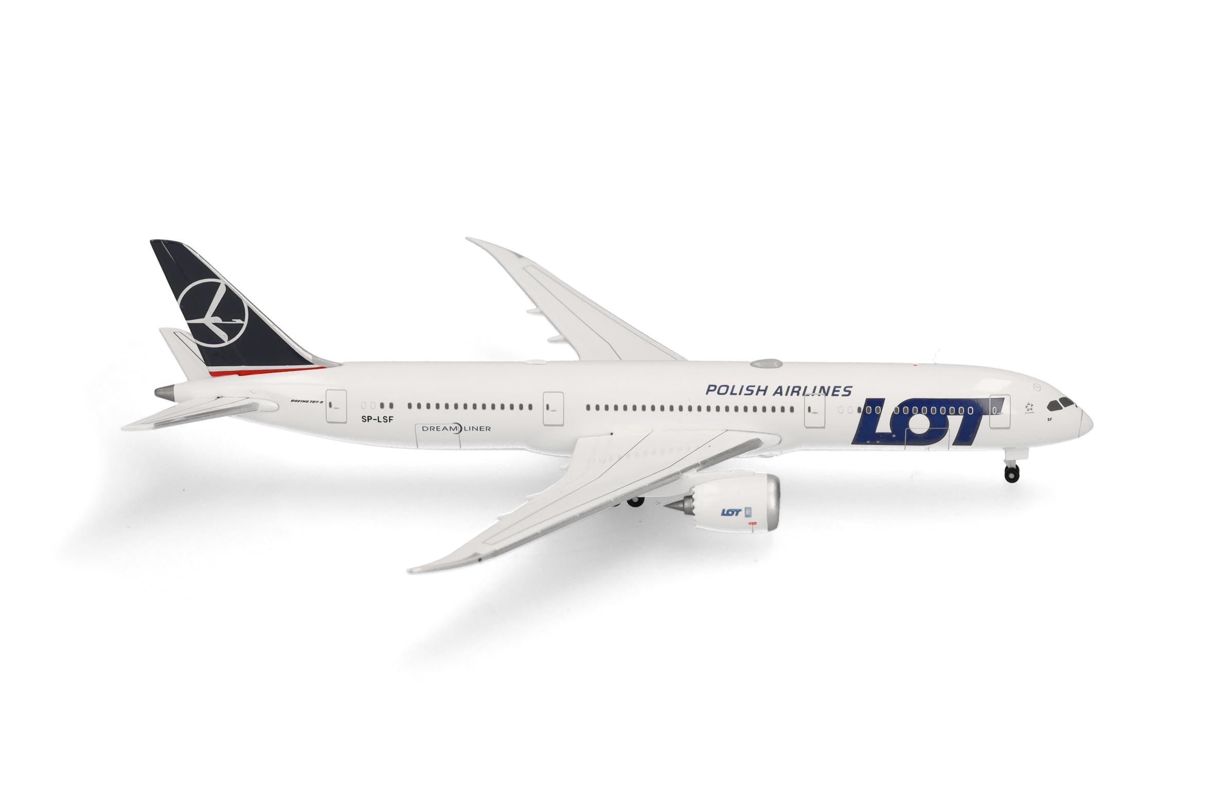 Herpa 536646-001 - 1/500 Lot Polish Airlines Boeing 787-9 Dreamliner - SP-LSF