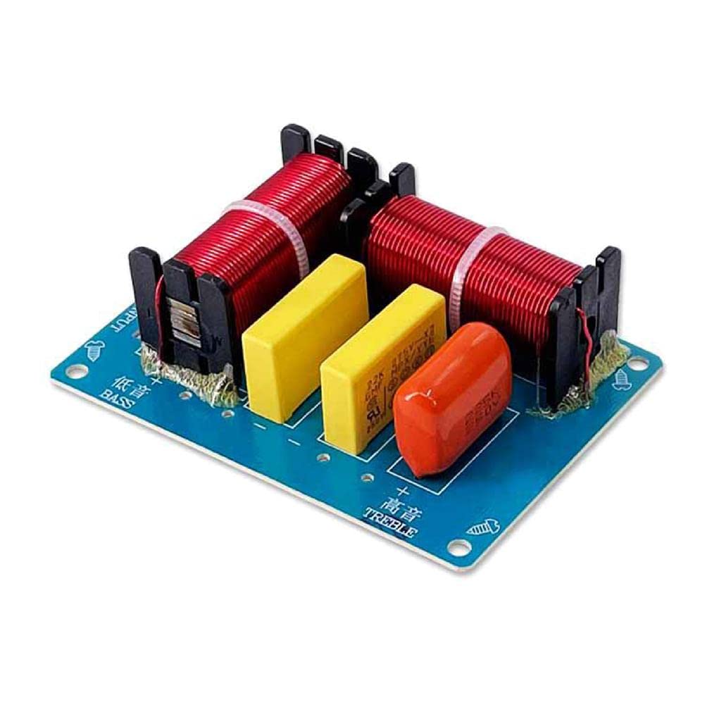 WEAH-228 diviseur de fréquence de Haut-Parleur Audio 2 Voies 180W Carte de Module de Filtre croisé Audio HiFi pour Haut-Parleur Bricolage Basses aiguës