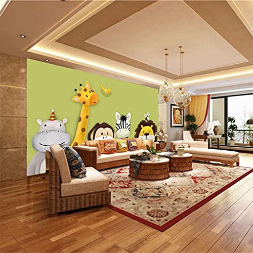 Papier Peint Panoramique 3D Singe - Cachez les défauts du mur