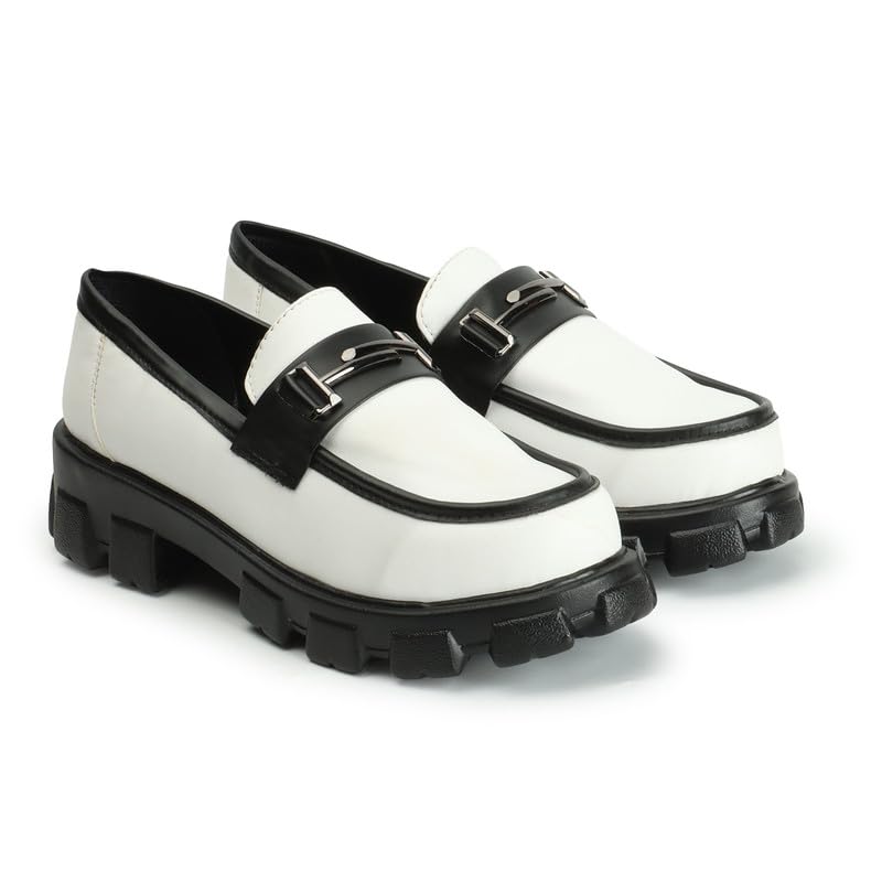 franino paris FARNINO Paris Stylish Front Buckle Detailed Loafers for Women & Girls-picture-47