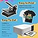 TECKWRAP Printable Heat Transfer Paper for T-Shirts 30 Sheets, 8.3