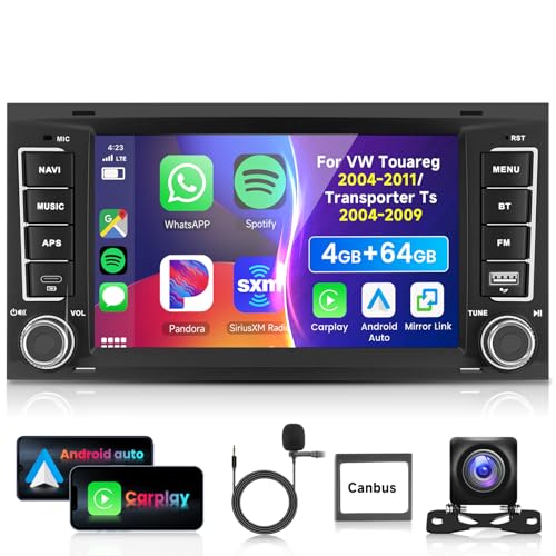 Pantalla de 7" con Android 15 y DSP EQ para optimizar el sonido de su Volkswagen