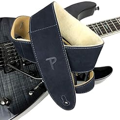 Perri’s Leathers Ltd. – Sangle de Guitare – Longueur Ajustable – Rembourrage en Peau de Mouton – Bleu Marine – Fabriquée… - Les Beatles, Paul McCartney, John Lennon, RIngo Starr, George Harrison Perri's Leathers Ltd. - Sangle de Guitare - Longueur Ajustable - Rembourrage en Peau de Mouton - Bleu Marine - Fabriquée… – Image 2