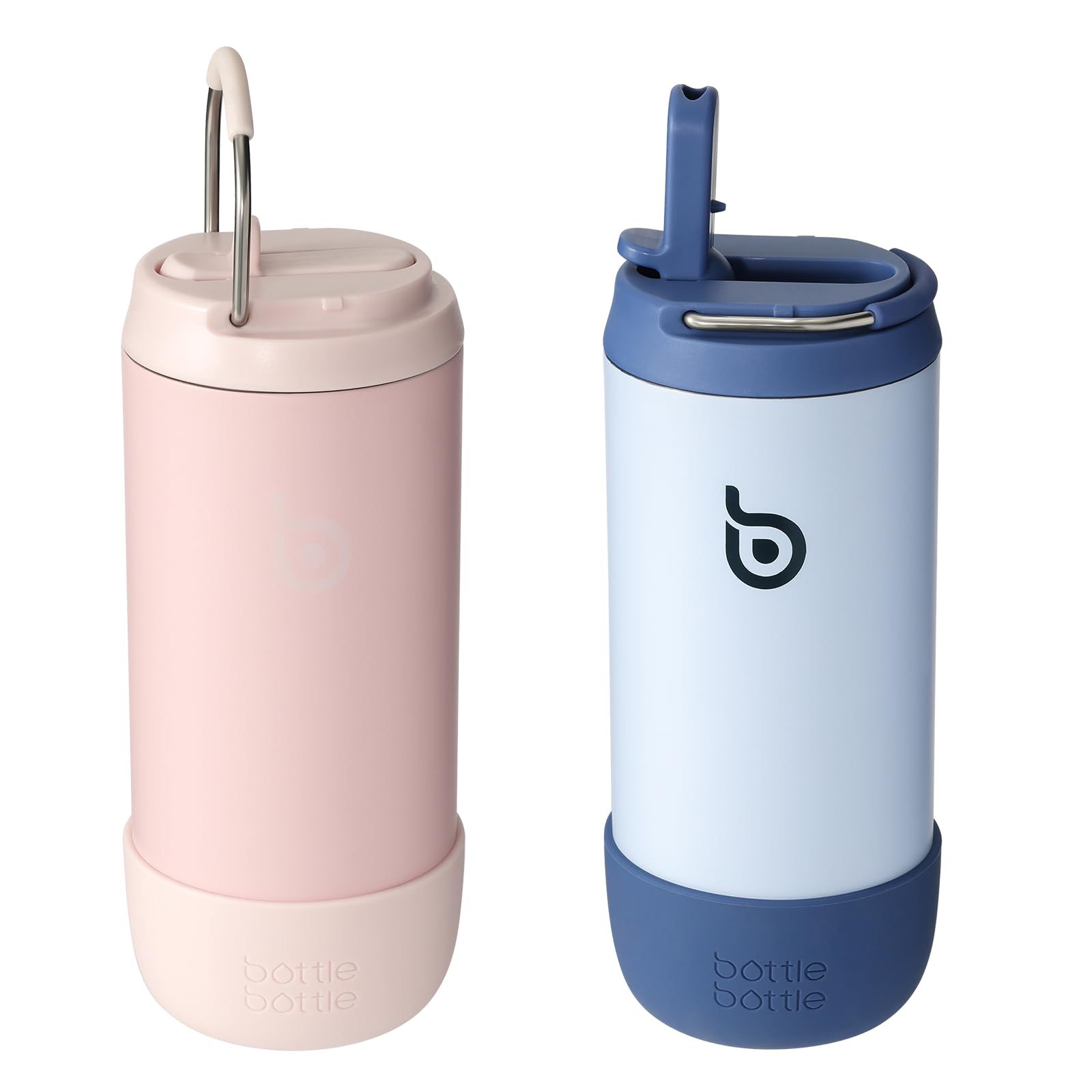 BOTTLE BOTTLE Kids Water Bottles 12 oz Insulated Water Bottles for School with Leak Proof Lid