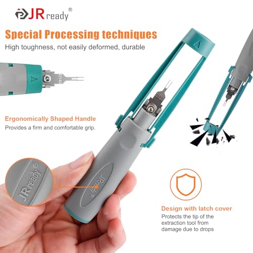 Image of JRready ST6489 Micro-Fit 3.0 Dual Row 2 4 6 8 Circuits Connector kit, w /Crimp Terminals 20-24 AWG, Molex Extraction Tool, Compatible with Molex Micro-Fit 3.0 Connector, 3.0mm Pitch, 446 Pcs