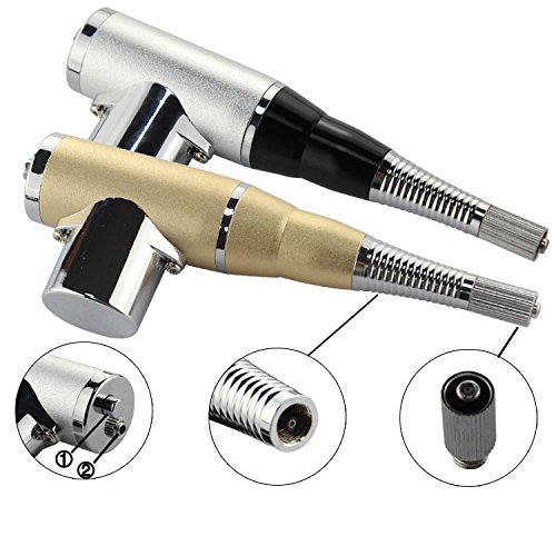 Semi-Permanent Eyebrow Tattoo Machine Makeup Machine Kit Tattoo Pen Lip Eyeliner Shaper (Gold)