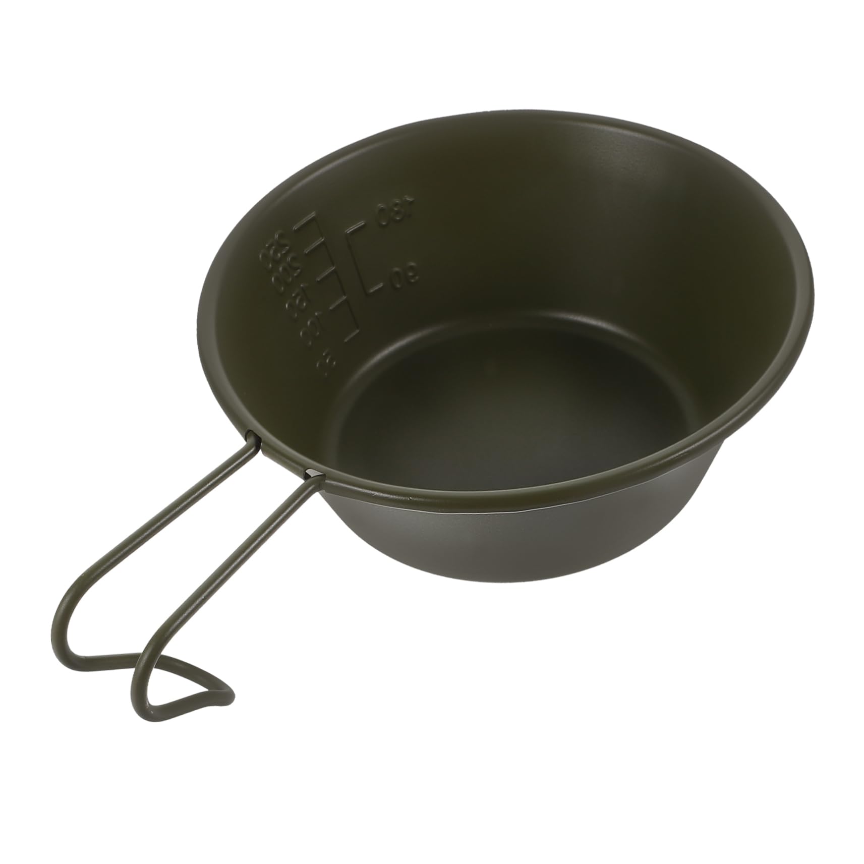 Abaodam Handle Bowl Lightweight Metal Camping Bowl Stainless Steel Pot for Hiking Backpacking Outdoor Cooking