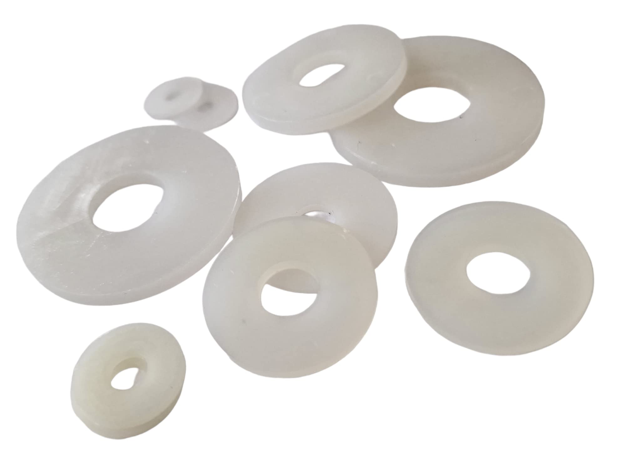 M6 x 24mm Nylon White Penny Washers Fender Repair Washer Mudguard DIN 9021 (Pack of 10) - Image 4