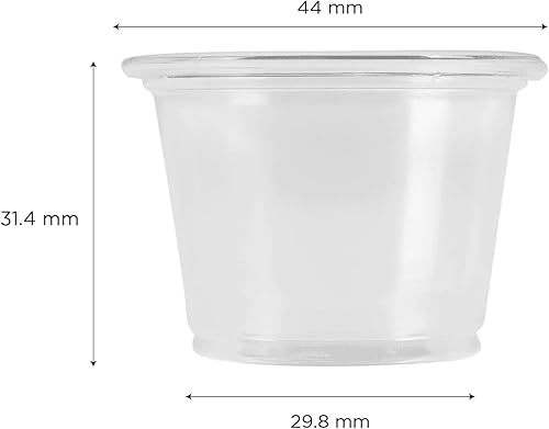 Miniatura 4 de Karat FP-P100TALL-PP 1 oz. Tazas altas de PP para porciones - Transparente (caja de 2500)