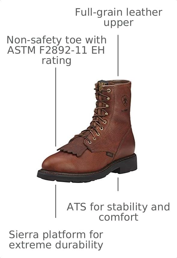 Image of Ariat Men's Cascade 8 inch Waterproof Work Boot