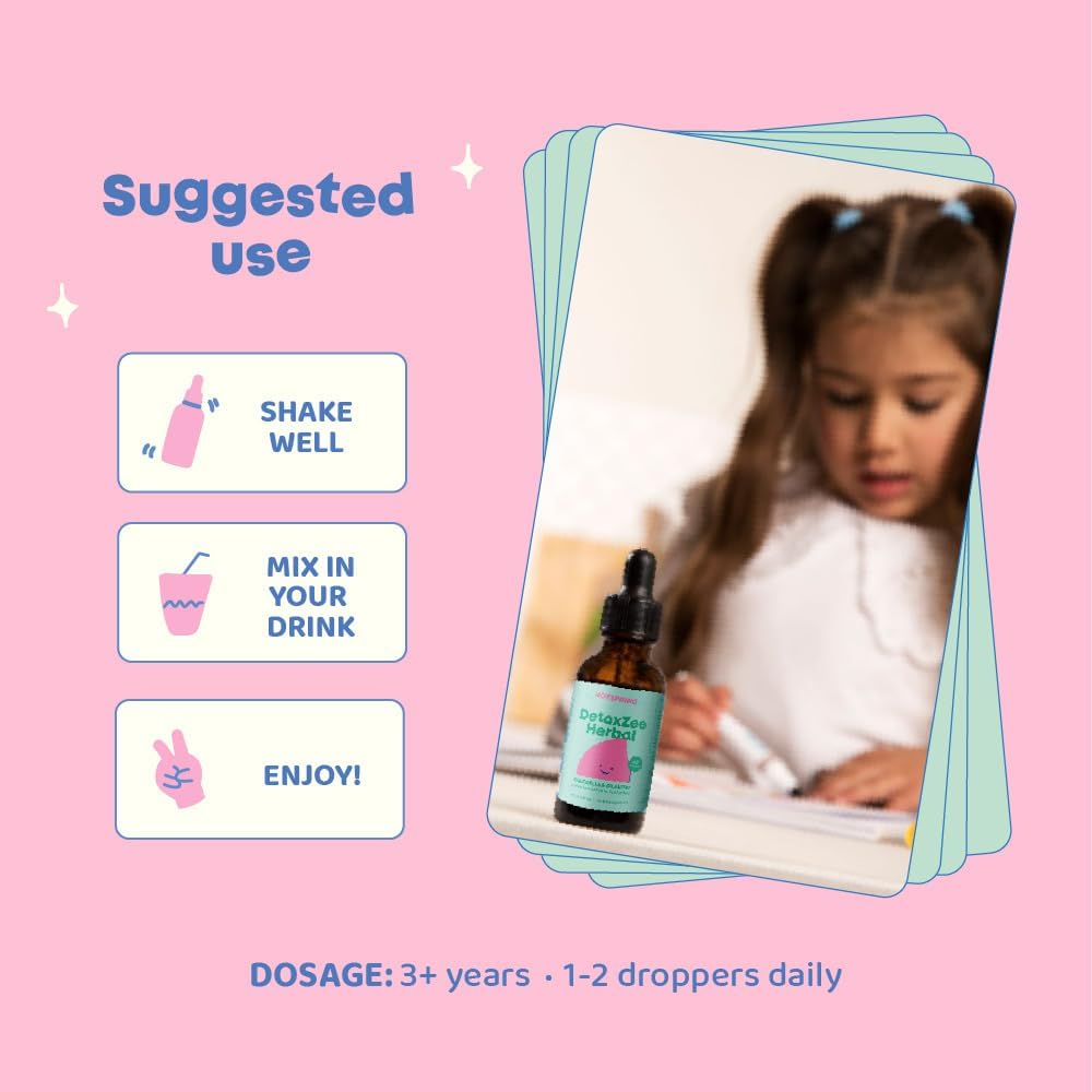 JoySpring Herbal Detox for Kids – Cilantro Extract Cleanse to Support Speech & Improve Behavior – Natural Detox with Cilantro - 1 fl oz (30 Servings) - Image 6