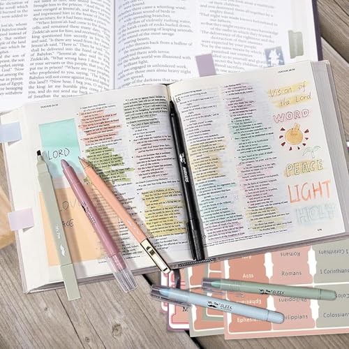 Pestañas para libros bíblicos reutilizables que evitan dañar páginas finas 2