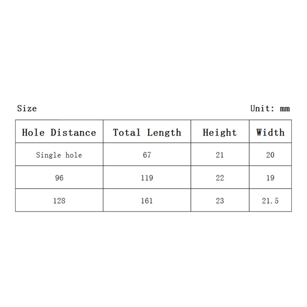 Klamki do drzwi, uchwyty Modern Fashion Szafka na buty Uchwyt do szafki Komoda z szufladami Klamka do drzwi Akcesoria sprzętowe meblowe Zestaw 20 klamek do drzwi (czarny 128 mm) (Color : Silver, Siz