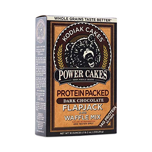 Kodiak Cakes Power Cakes Protein Packed - Flapjack and Waffle Mix, Dark Chocolate - 510g