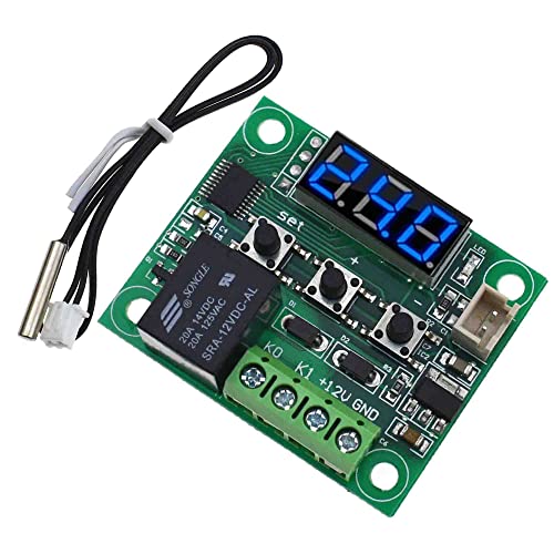 W1209 DC 12V -50 to +110'C Temperature Controller Control Switch Thermostat Thermometer Sensor Module (Blue)