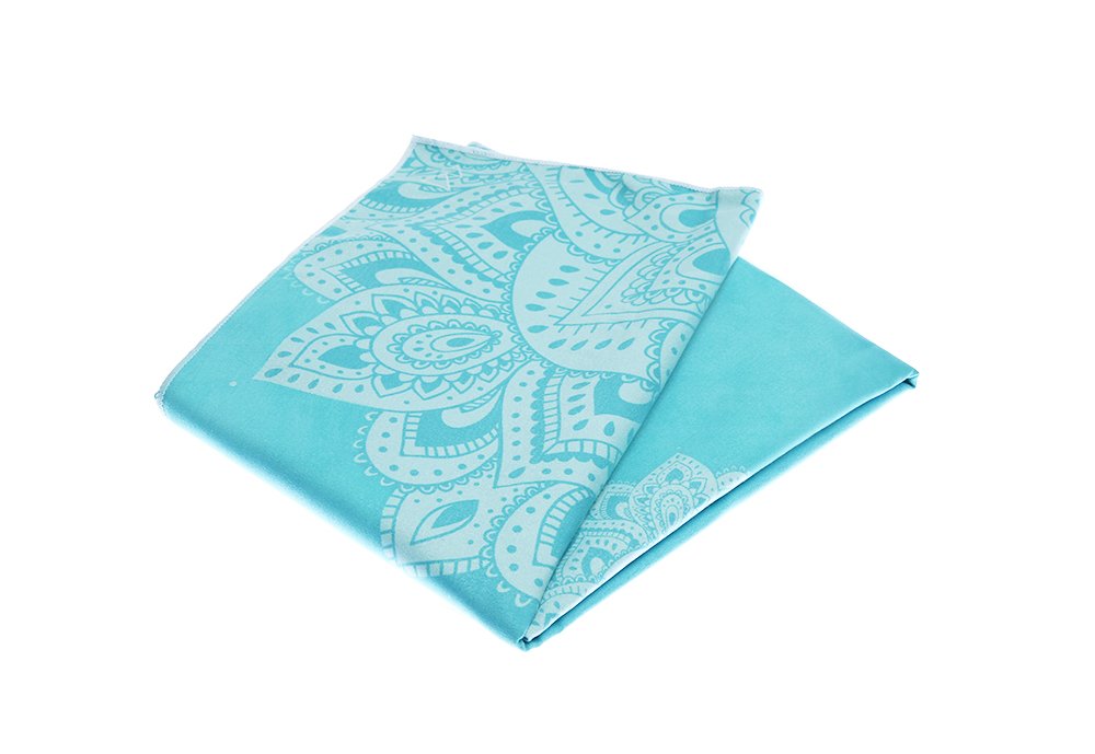 Yoga Design Lab Hot Yoga Handtuch | rutschfest, leicht, recyceltes, saugfähiges Mikrofaser Yogahandtuch | schnelltrocknend, waschmaschinenfest | Ideal für Hot Yoga, Sport, Reisen