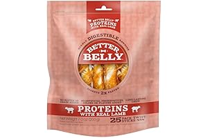 Highly Digestible Rawhide Twist Sticks Chews: The Wholesome Chew for Happy Hounds