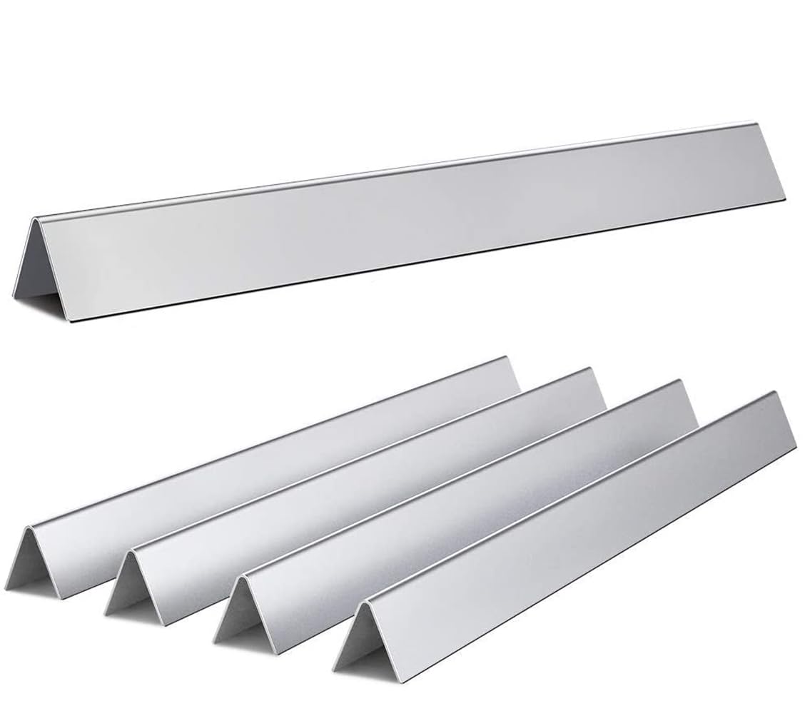 Shengyongh SS7536 (5-Pack) 22.5 Stainless Steel Flavorizer Bars Replacement for Weber 7536, Spirit 300 E310 E320 S310 S320, Spirit 700, Weber 900, Genesis Silver B C, Genesis Gold B C
