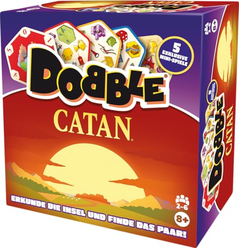 Asmodee, Dobble Catan, Zygomatic, Familienspiel, 2-6 Spieler, 8+ Jahre, 15 Minuten, Deutsch – Bild 4