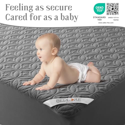 Bedlore 2306 2 Pack Waterproof Mattress Protector, Twin Size Mattress Pad With Deep Pocket 6 Inch-15 Inch Depth, Soft Breathable Dirt-Proof Single Bed Mattress Cover thumb #1