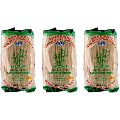 Bamboo Tree Large Rice Noodles 400g Pack of 3 Cover