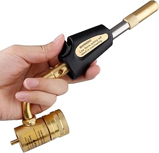 Torch Propane Tips,Propane/Mapp Gas Torch Head with Self Ignition Trigger,Adjustable Torch for Welding, Soldering, brazing