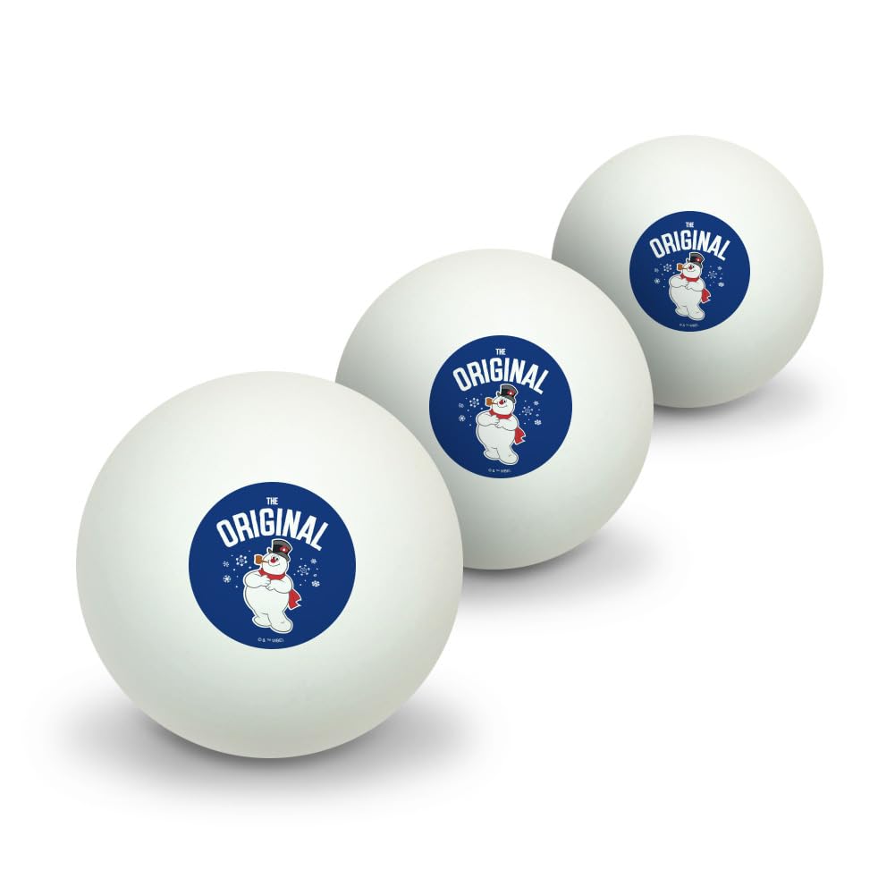Frosty The Original Novelty Table Tennis Ping Pong Ball 3 Pack