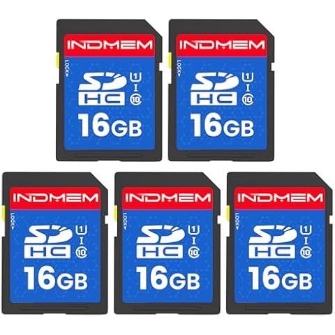 INDMEM Cartes mémoire SD 16 Go Cover