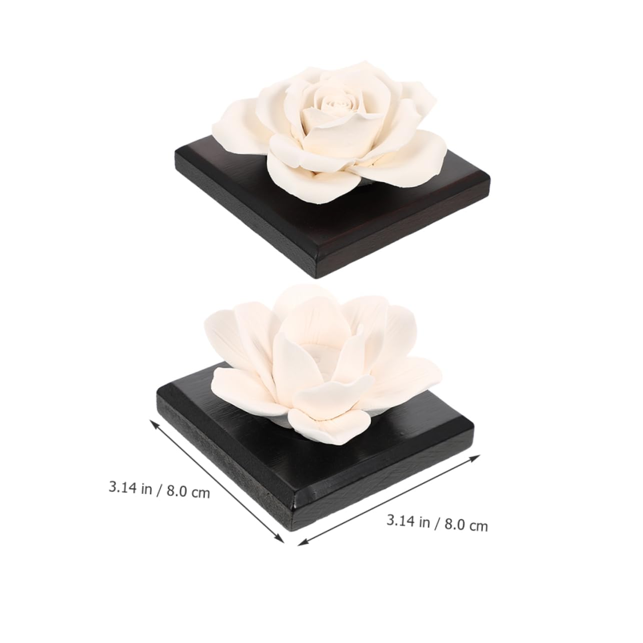Gadpiparty Diffusore Profumatore in Ceramica 2 Pezzi per Auto e Casa | Adatto a Essenze e Profumo, Diffusione Stabile, Uso Semplice, Formato Mini per Scrivania e Ambienti Interni