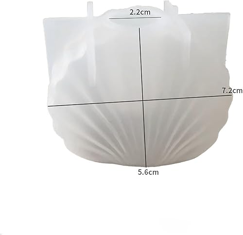 Miniatura 5 de Molde de carcasa para portavelas de concha, molde de concha, molde de fundición de resina de concha, moldes de fabricación de resina, molde de