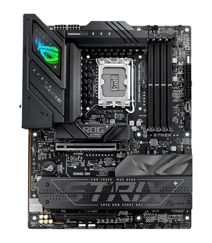 ROG Strix B860-F Gaming WiFi, Scheda Madre Intel ATX, 16+1+2+1 Fasi di Alimentazione, Slot DDR5, PCIe 5.0, Adatta per PC AI-Advanced, 4 Slot M.2, WiFi 7, AI Networking II, Aura Sync RGB, Nera - Scheda madre - Immagine 1