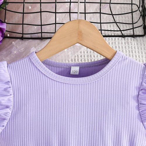 Toddler Girls Dress, Ruffle Sleeveless Summer Baby Girl Dresses 2-6Y3