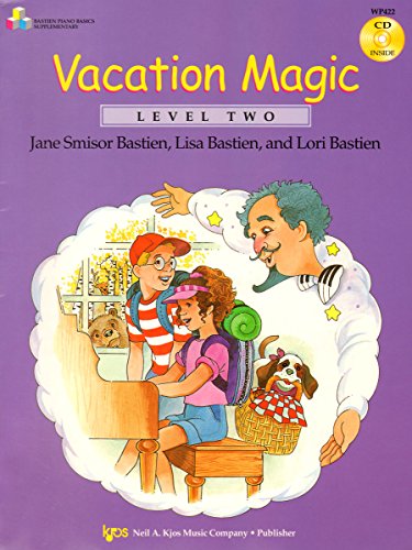 WP422 - Vacation Magic Book/CD - Level 2 - Bastien 0849797012 Book Cover