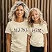 Halloween Mommy and Me Matching Outfit Mama and Mini Shirts Fall Mommy and Me Tees Halloween Family Matching Shirt Apricot
