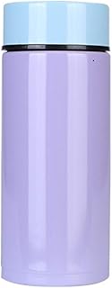 KANCK Tazza Termica termos Vuoto di 200-300ml Mini Student fiaschi Bottiglia d'Acqua for Bambini Portatile Thermos Cup (Color : Purple, Size : 300ml)