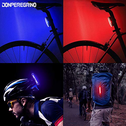 image for DON PEREGRINO B2-110 Lumens High Brightness Bike Rear Light Red/Blue, 