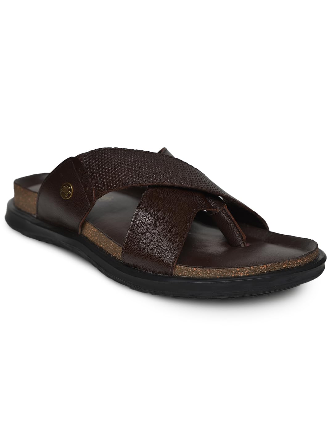Buckaroo FEEST Genuine Leather Brown Casual Chappal For Mens: Size UK 11 (B0CJFF9D31) Amazon Price History, Amazon Price Tracker