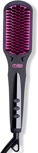 TYMO Ionic Hair Straightener Brush - One-Step Hair Straightener for