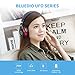 Bluedio U (UFO) PPS 8 Drivers High-End Bluetooth Headphones Revolution/3D Sound Effect/Aluminum Alloy Build/Hi-Fi Rank Wireless&Wired Over-Ear headsets with Carrying Hard case Gift (Black and Red)
