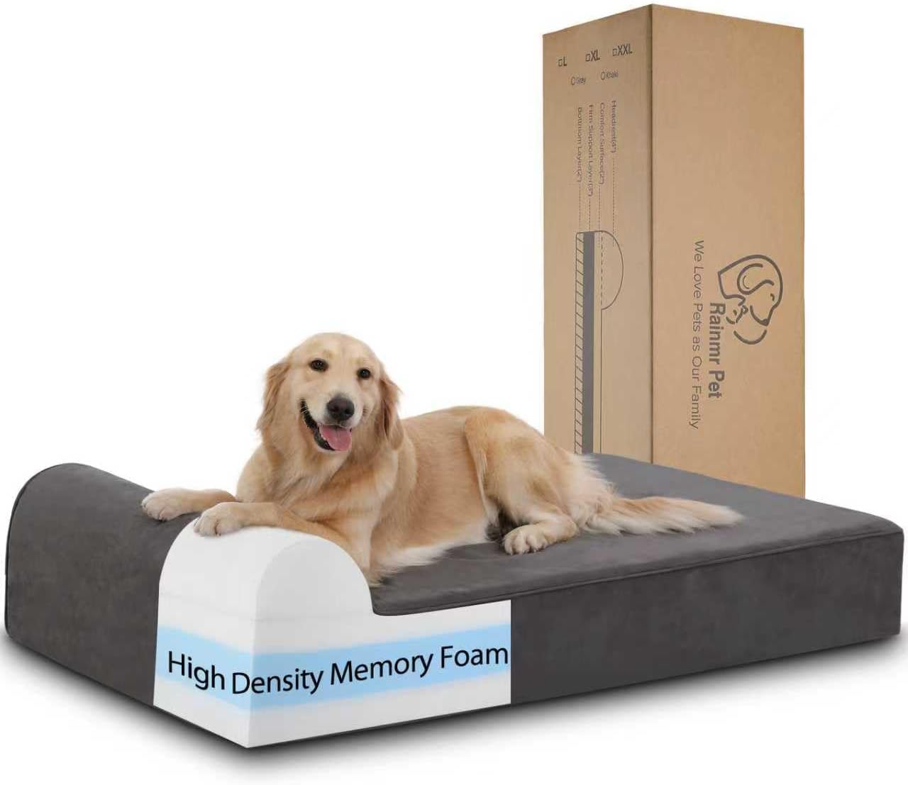 Large Orthopedic Dog Bed – 7″ Memory Foam, Waterproof & Washable Large Orthopedic Dog Bed – 7″ Memory Foam, Waterproof & Washable