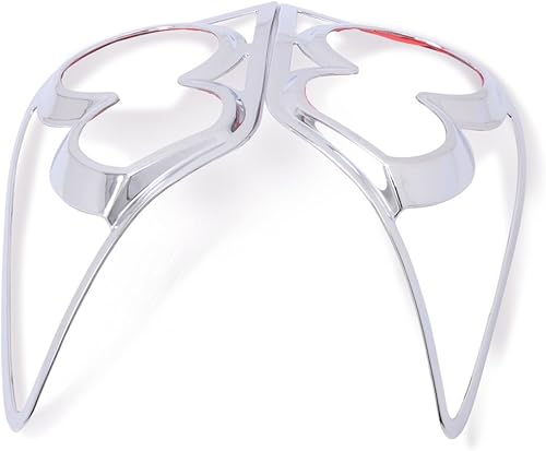 Miniatura 2 de Kadore Trasera luz luz cubierta cubierta para Chevrolet Aveo Sonic 2011 2012 2013 sedán 4 puertas ABS cromo 2 unids/set