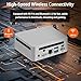 Breloom Mini PC Gaming, AMD Ryzen 7 5825U, 32GB DDR4 RAM 1TB M.2 NVMe SSD, Windows 11 Mini Desktop, Dual HDMI 2.0, USB 3.0/2.0, WiFi 6/BT 5.2/4K Display, Dual NVMe SSD Slots (5825U 32GB+1TB)